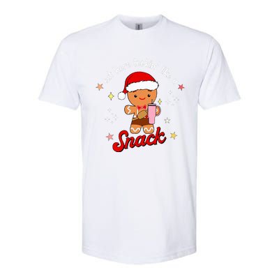 Gingerbread Boo Jee Out Here Looking Like A Snack Christmas  Softstyle CVC T-Shirt