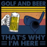 Golf Beer Joke Dad Funny Drinking Day Gift For Father's Day Zip Tote Bag
