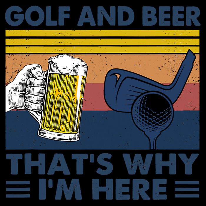 Golf Beer Joke Dad Funny Drinking Day Gift For Father's Day Zip Tote Bag