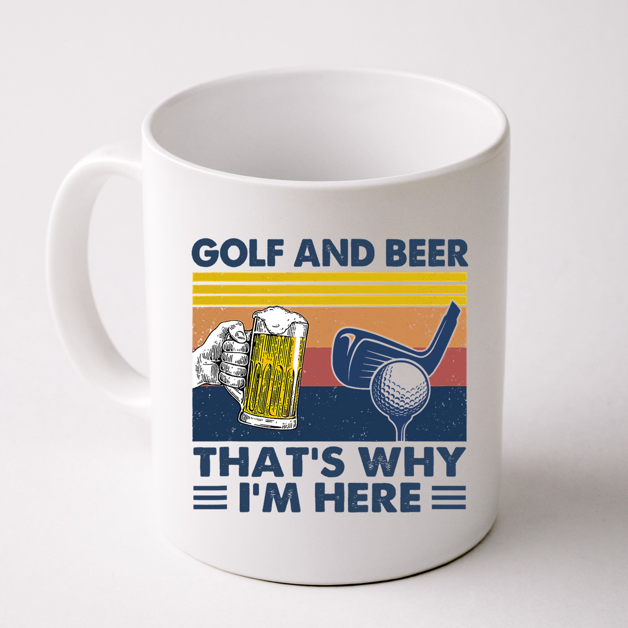 Golf Beer Joke Dad Funny Drinking Day Gift For Father's Day Mug