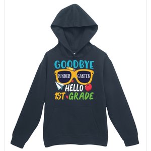 Good Bye Kindergarten Hello 1St Grade Cute Kindergarten Gift Urban Pullover Hoodie