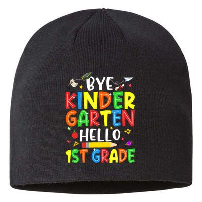 Graduation Bye Kindergarten Hello 1st Grade Back to School Sustainable Beanie