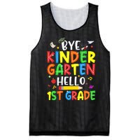 Graduation Bye Kindergarten Hello 1st Grade Back to School Mesh Reversible Basketball Jersey Tank