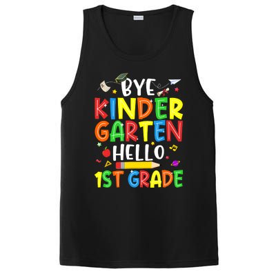 Graduation Bye Kindergarten Hello 1st Grade Back to School PosiCharge Competitor Tank