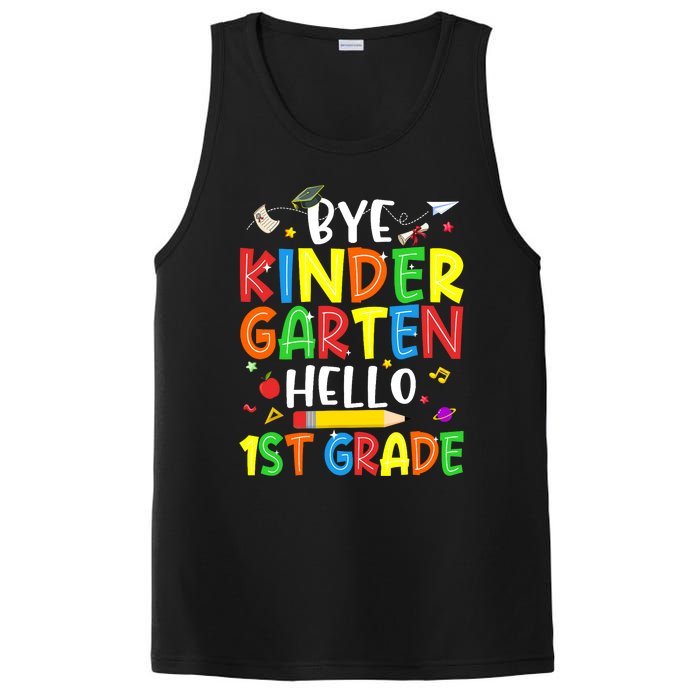 Graduation Bye Kindergarten Hello 1st Grade Back to School PosiCharge Competitor Tank