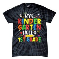 Graduation Bye Kindergarten Hello 1st Grade Back to School Tie-Dye T-Shirt