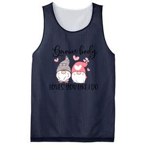 Gnome Body Loves You Like I Do Gift For Valentine Day Mesh Reversible Basketball Jersey Tank