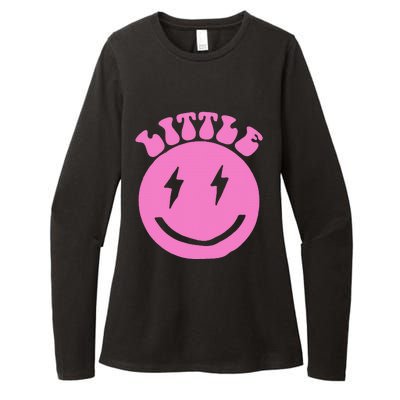 Gbig Big Little Sorority Reveal Smily Face Funny Cute Little Womens CVC Long Sleeve Shirt