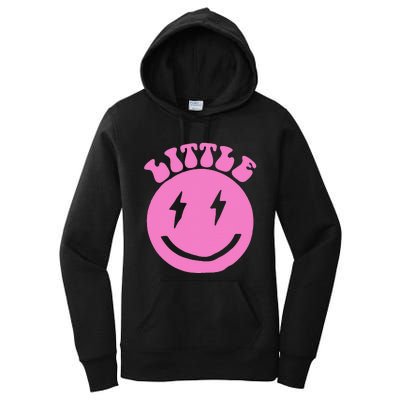 Gbig Big Little Sorority Reveal Smily Face Funny Cute Little Women's Pullover Hoodie