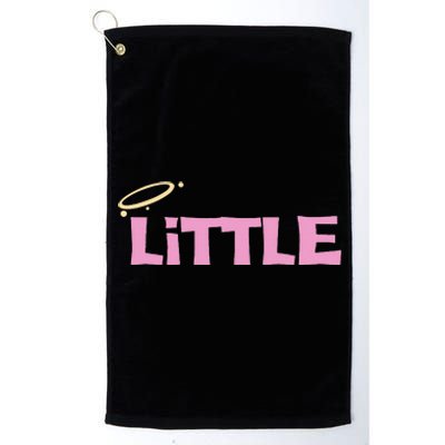 Gbig Big Little Sorority Reveal Funny Family Sorority Little Platinum Collection Golf Towel