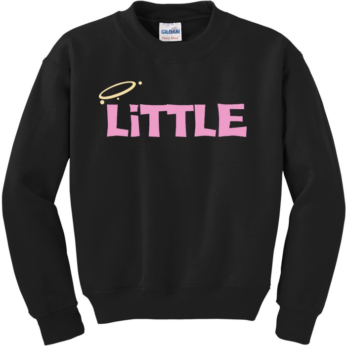 Gbig Big Little Sorority Reveal Funny Family Sorority Little Kids Sweatshirt