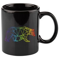 Geometric Bear Lgb Rainbow Flag 11oz C Handle Ceramic Mug