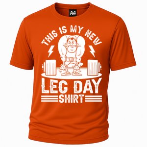 Gym Bodybuilding Leg Day Powerlifting Fitness Gym Leg Day Gift Cooling Performance Crew T-Shirt