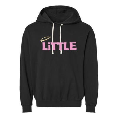 Gbig Big Little Sorority Reveal Funny Family Sorority Little Garment-Dyed Fleece Hoodie