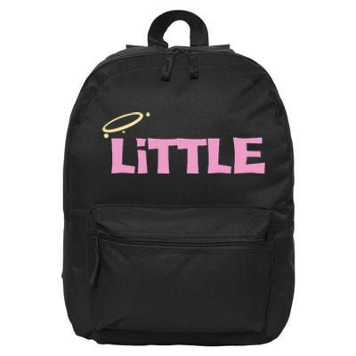 Gbig Big Little Sorority Reveal Funny Family Sorority Little 16 in Basic Backpack