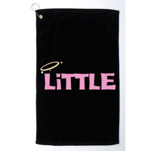 Gbig Big Little Sorority Reveal Funny Family Sorority Little Platinum Collection Golf Towel