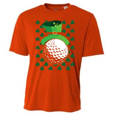 Golf Ball Leprechaun Hat St Patricks Day Sports Lover Cool Gift Cooling Performance Crew T-Shirt