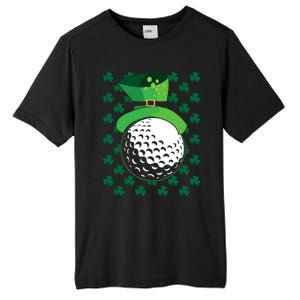 Golf Ball Leprechaun Hat St Patricks Day Sports Lover Cool Gift Tall Fusion ChromaSoft Performance T-Shirt