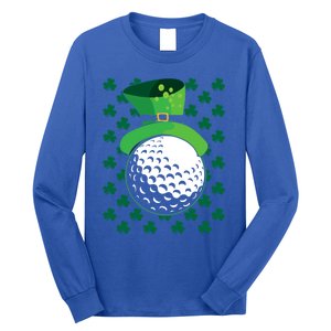 Golf Ball Leprechaun Hat St Patricks Day Sports Lover Cool Gift Long Sleeve Shirt