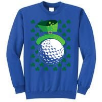 Golf Ball Leprechaun Hat St Patricks Day Sports Lover Cool Gift Tall Sweatshirt