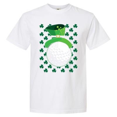 Golf Ball Leprechaun Hat St Patricks Day Sports Lover Cool Gift Garment-Dyed Heavyweight T-Shirt