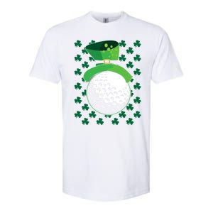 Golf Ball Leprechaun Hat St Patricks Day Sports Lover Cool Gift Softstyle CVC T-Shirt