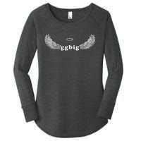 Gbig Big Little Sorority Family Matching Cute Angel Halo Women's Perfect Tri Tunic Long Sleeve Shirt