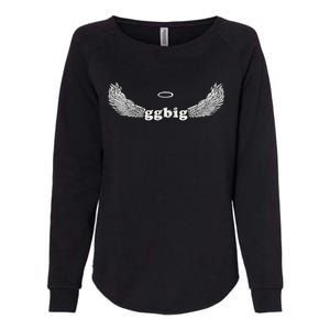 Gbig Big Little Sorority Family Matching Cute Angel Halo Womens California Wash Sweatshirt