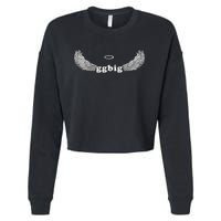 Gbig Big Little Sorority Family Matching Cute Angel Halo Cropped Pullover Crew