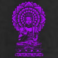 Golden Buddha Lotus Mandala Adult Drive Performance Visor