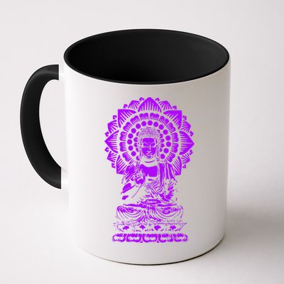 Golden Buddha Lotus Mandala Mug