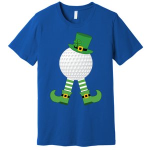 Golf Ball Leprechaun Golfer Gift Green St Patricks Day Party Gift Premium T-Shirt