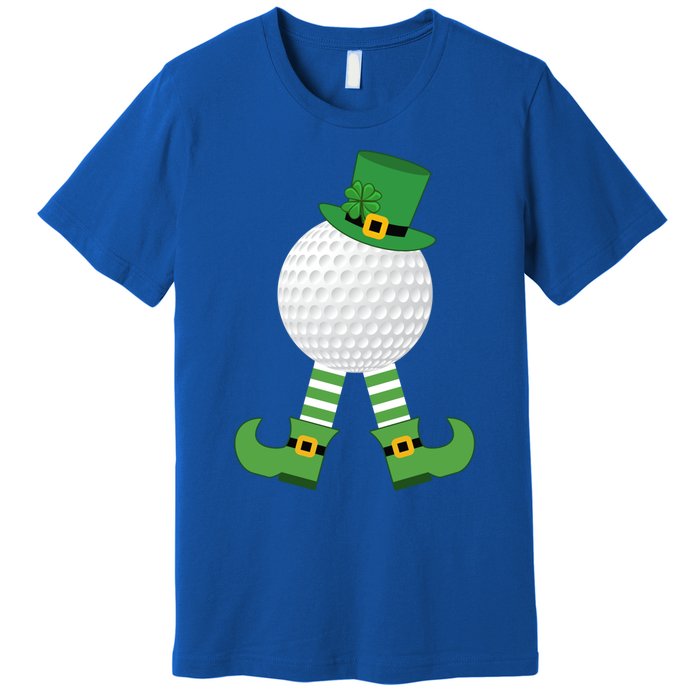 Golf Ball Leprechaun Golfer Gift Green St Patricks Day Party Gift Premium T-Shirt