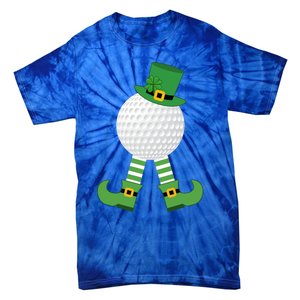 Golf Ball Leprechaun Golfer Gift Green St Patricks Day Party Gift Tie-Dye T-Shirt