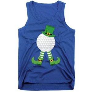 Golf Ball Leprechaun Golfer Gift Green St Patricks Day Party Gift Tank Top