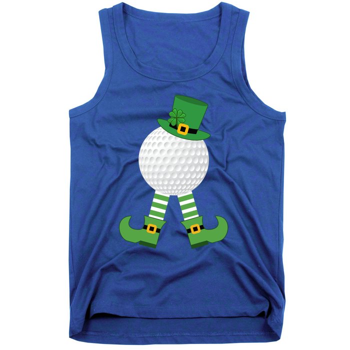 Golf Ball Leprechaun Golfer Gift Green St Patricks Day Party Gift Tank Top