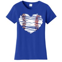 Graphic Baseball Love Heart Baseball Game Meaningful Gift Women's T-Shirt