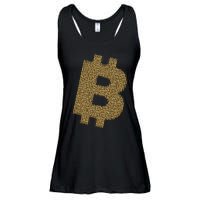 Golden Bitcoin Logo Limited Edition Ladies Essential Flowy Tank