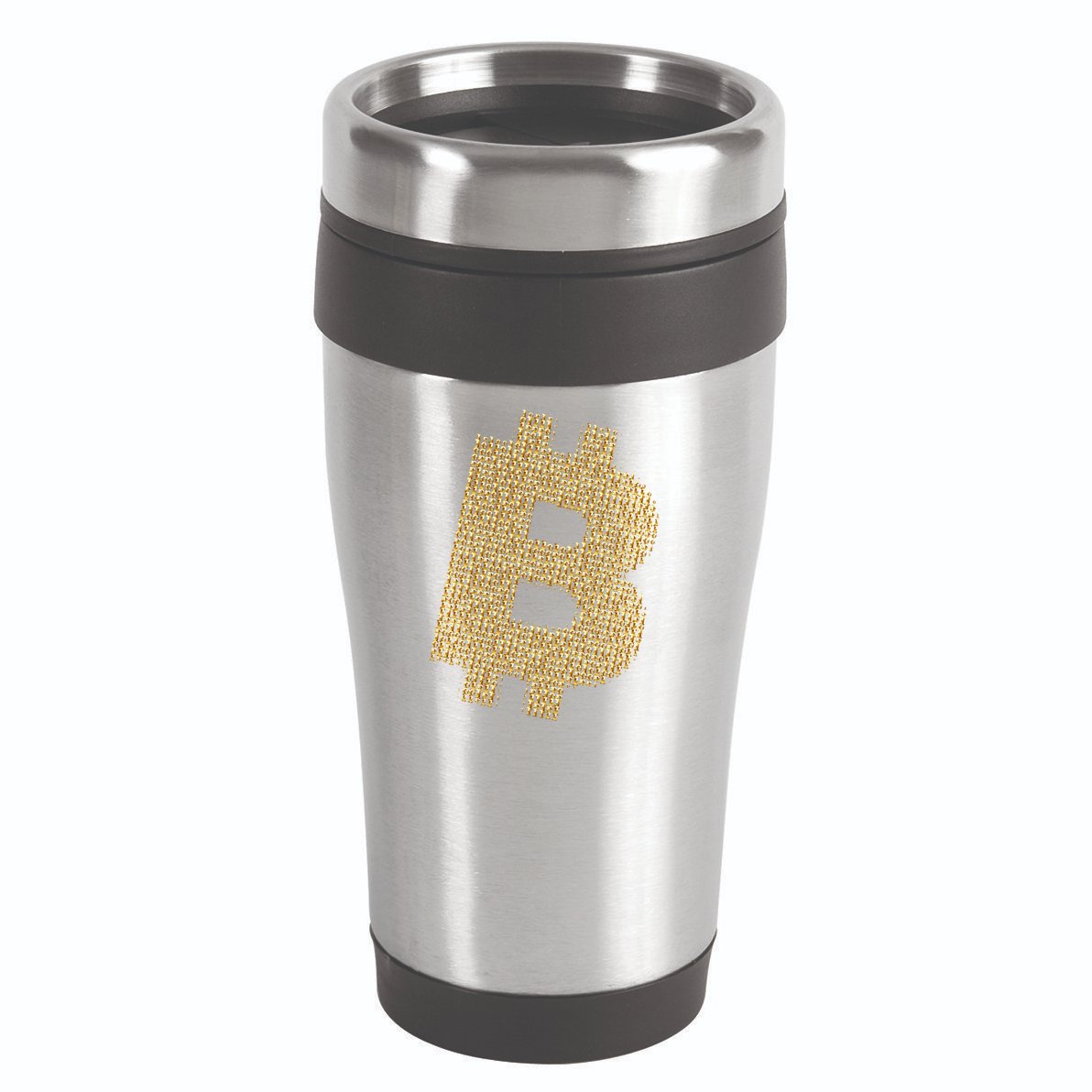 Golden Bitcoin Logo Limited Edition 16oz Travel Tumbler