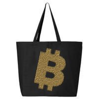 Golden Bitcoin Logo Limited Edition 25L Jumbo Tote