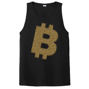 Golden Bitcoin Logo Limited Edition PosiCharge Competitor Tank