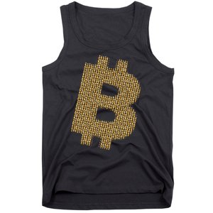 Golden Bitcoin Logo Limited Edition Tank Top