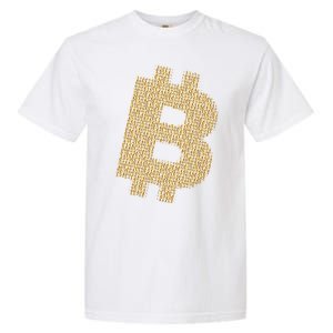 Golden Bitcoin Logo Limited Edition Garment-Dyed Heavyweight T-Shirt