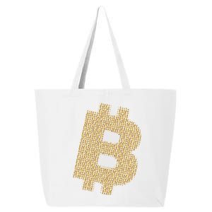 Golden Bitcoin Logo Limited Edition 25L Jumbo Tote