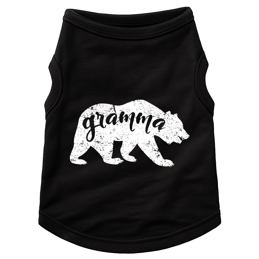 Gramma Bear Lovers Mothers Day Grandparents Vintage Grandma Doggie Tank