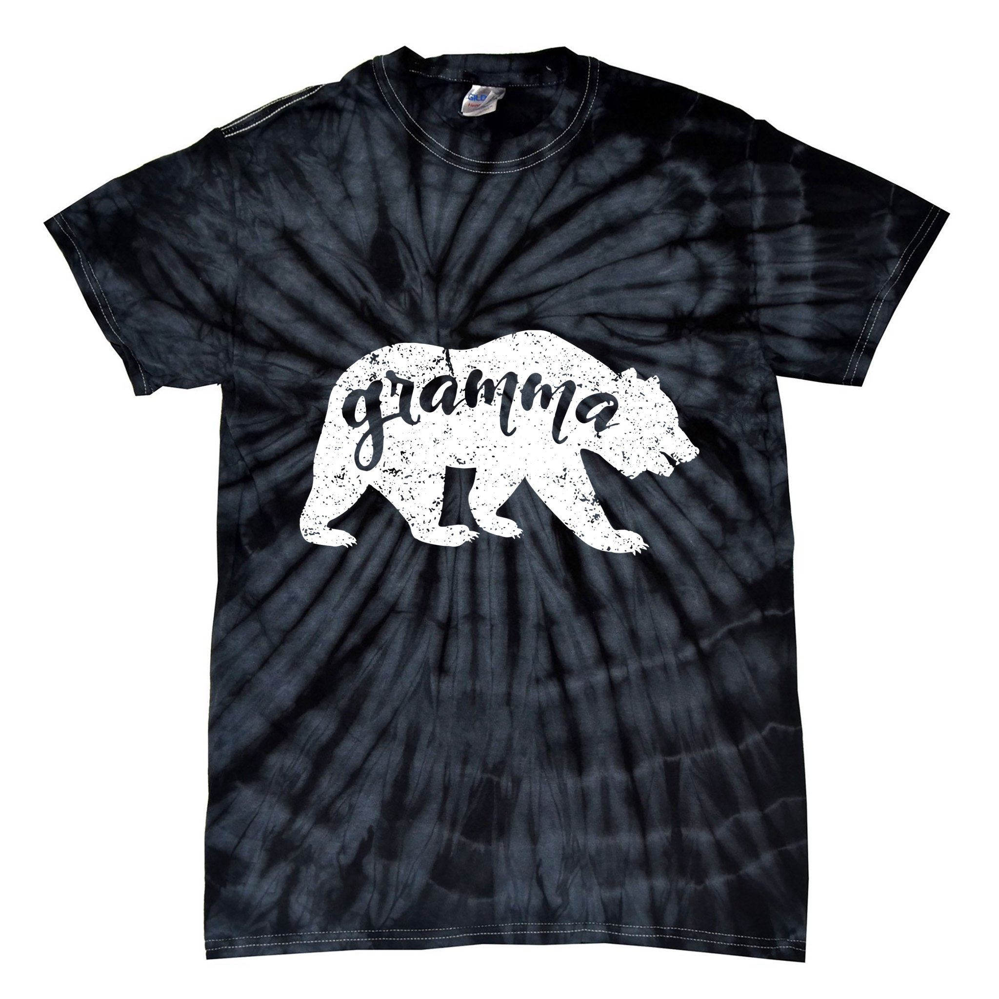 Gramma Bear Lovers Mothers Day Grandparents Vintage Grandma Tie-Dye T-Shirt