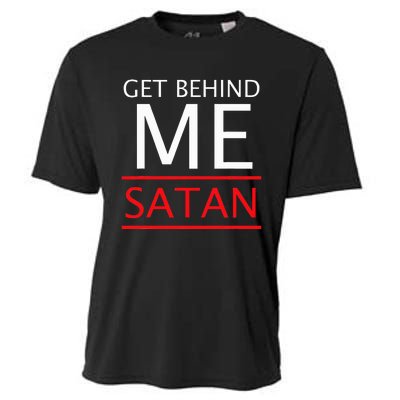 Get Behind Me Satan Short Sleeve Rebuke The Devil Cooling Performance Crew T-Shirt