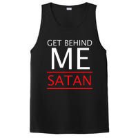 Get Behind Me Satan Short Sleeve Rebuke The Devil PosiCharge Competitor Tank