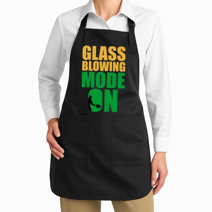 Glass Blowing Mode On Funny Glassblower Retro Vintage Glassblowing Apron