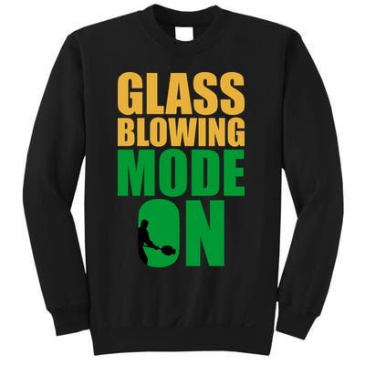 Glass Blowing Mode On Funny Glassblower Retro Vintage Glassblowing Sweatshirt